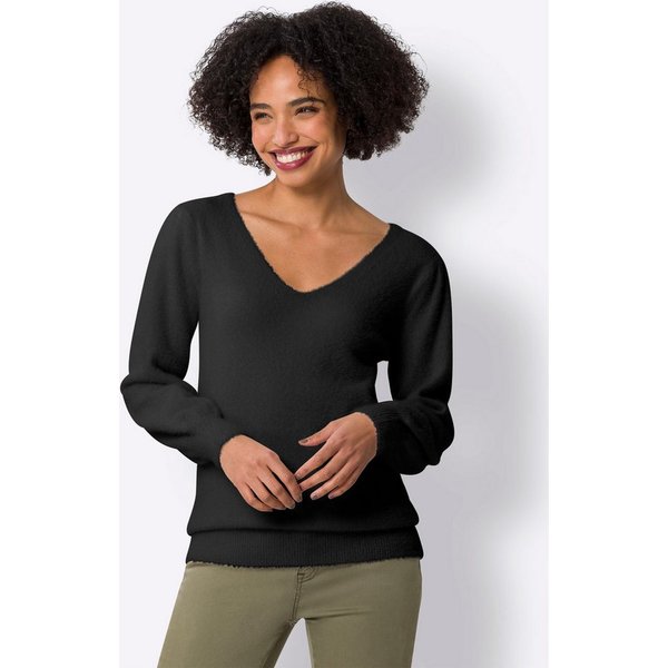 heine Strickpullover Pullover Langarm Effektgarn