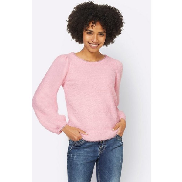heine Strickpullover Pullover Langarm Effektgarn
