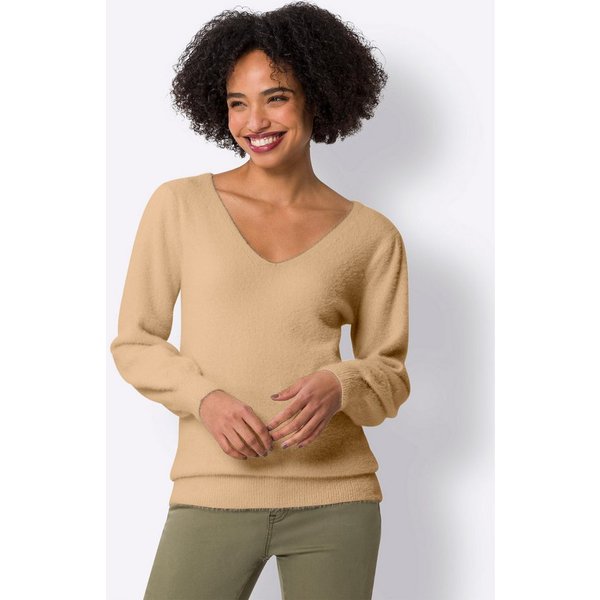 heine Strickpullover Pullover Langarm Effektgarn