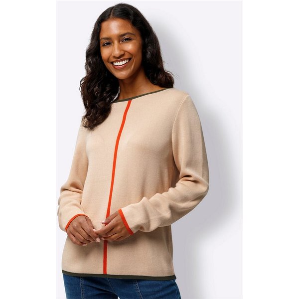 heine Strickpullover Pullover Langarm Jacquard