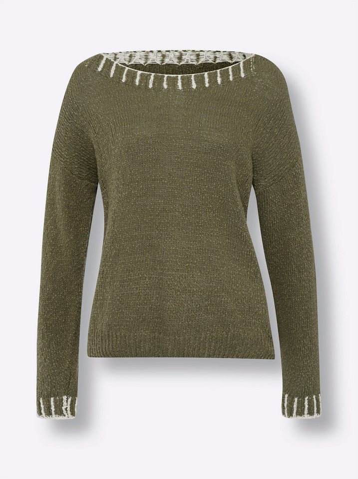 heine Strickpullover Pullover Langarm – Bild 4 von 4