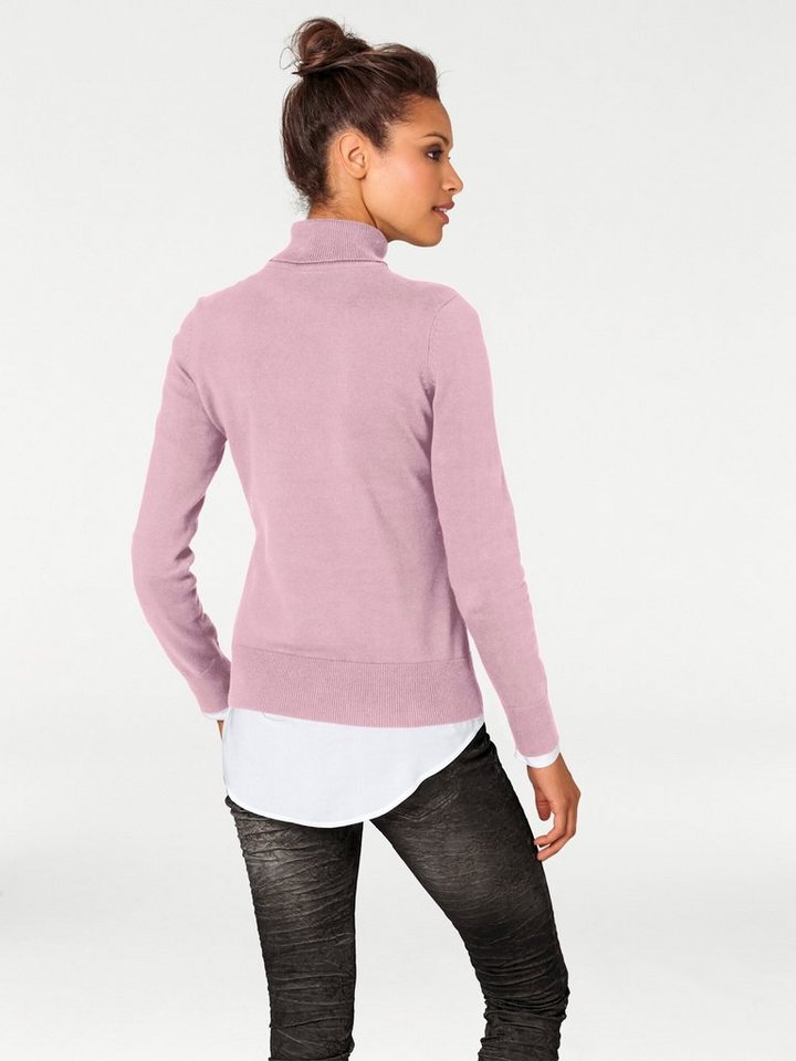 heine Strickpullover Rollkragen-Pullover Langarm Feinstrick – Bild 2 von 4
