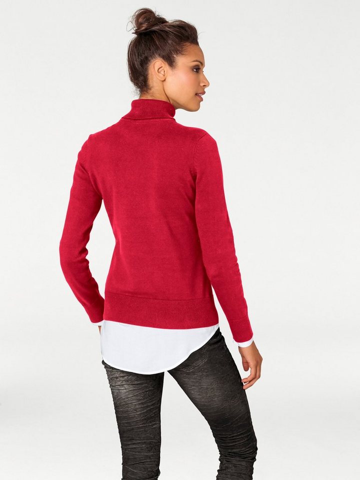heine Strickpullover Rollkragen-Pullover Langarm Feinstrick – Bild 3 von 5