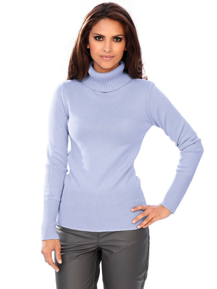 heine Strickpullover Rollkragen-Pullover Langarm Feinstrick – Bild 4 von 5