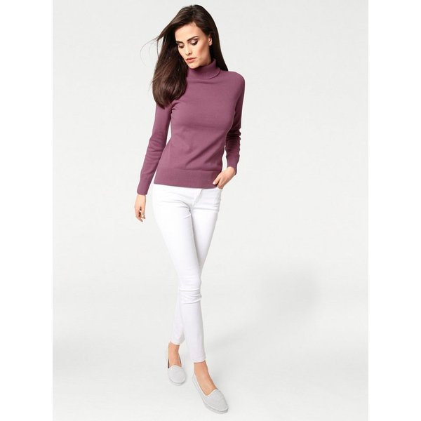 heine Strickpullover Rollkragen-Pullover Langarm Feinstrick