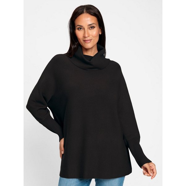 heine Strickpullover Rollkragen-Pullover Langarm Milano-Ripp