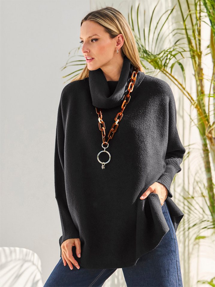 heine Strickpullover Rollkragen-Pullover Langarm Milano-Ripp – Bild 3 von 4