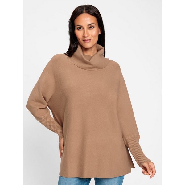 heine Strickpullover Rollkragen-Pullover Langarm Milano-Ripp