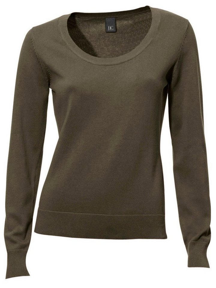 heine Strickpullover Rundhals-Pullover Langarm Feinstrick – Bild 4 von 5