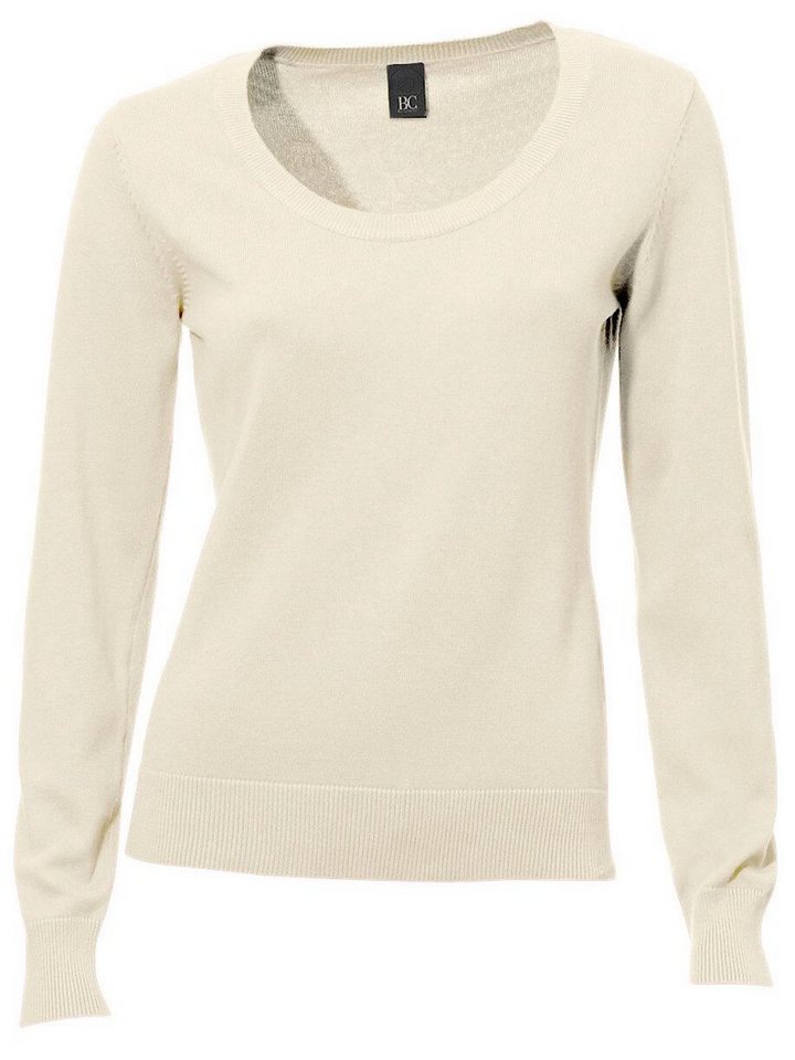 heine Strickpullover Rundhals-Pullover Langarm Feinstrick – Bild 4 von 5