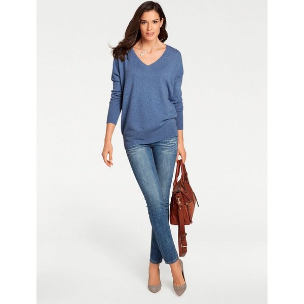 heine Strickpullover V-Pullover