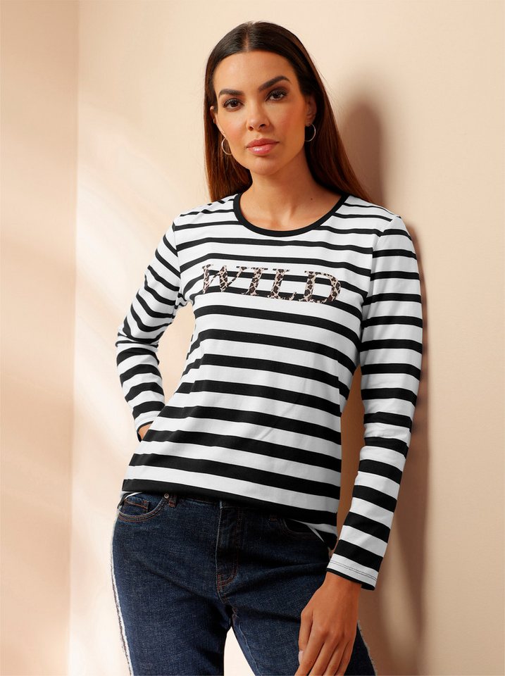 heine T-Shirt Ringelshirt Langarm – Bild 3 von 5