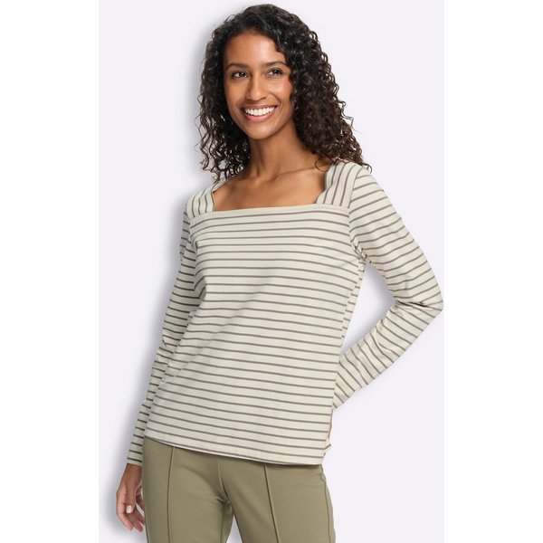 heine T-Shirt Ringelshirt Langarm