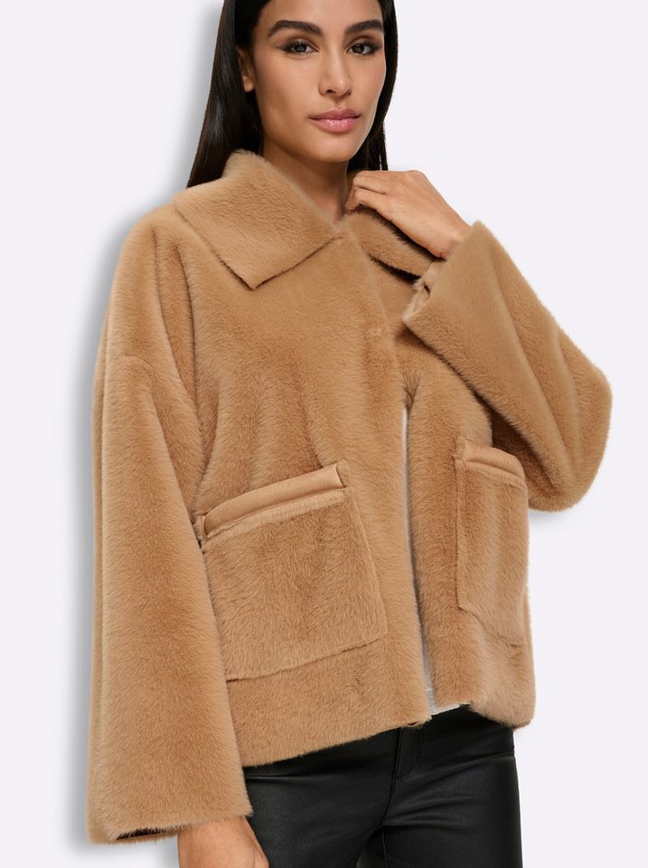heine Winterjacke Fellimitat-Jacke Langarm – Bild 5 von 5