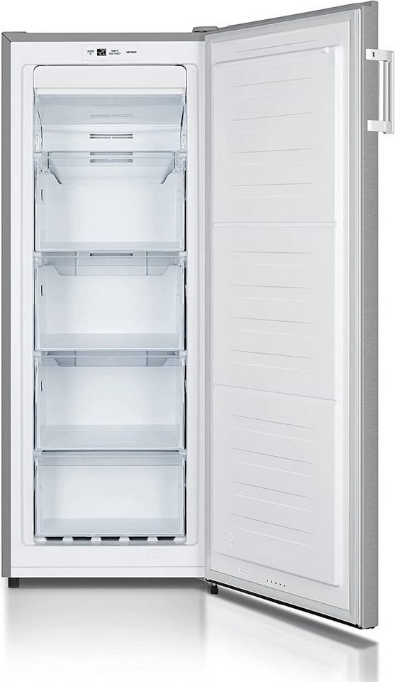 Heinrich´s Gefrierschrank Freezer, No-Frost Schutz HGS 3092 SI, 144 cm hoch, 55 cm breit, Tiefkühlschrank – Bild 3 von 5