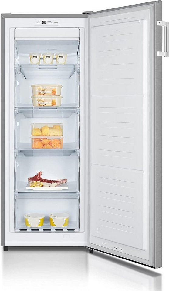 Heinrich´s Gefrierschrank Freezer, No-Frost Schutz HGS 3092 SI, 144 cm hoch, 55 cm breit, Tiefkühlschrank – Bild 4 von 5