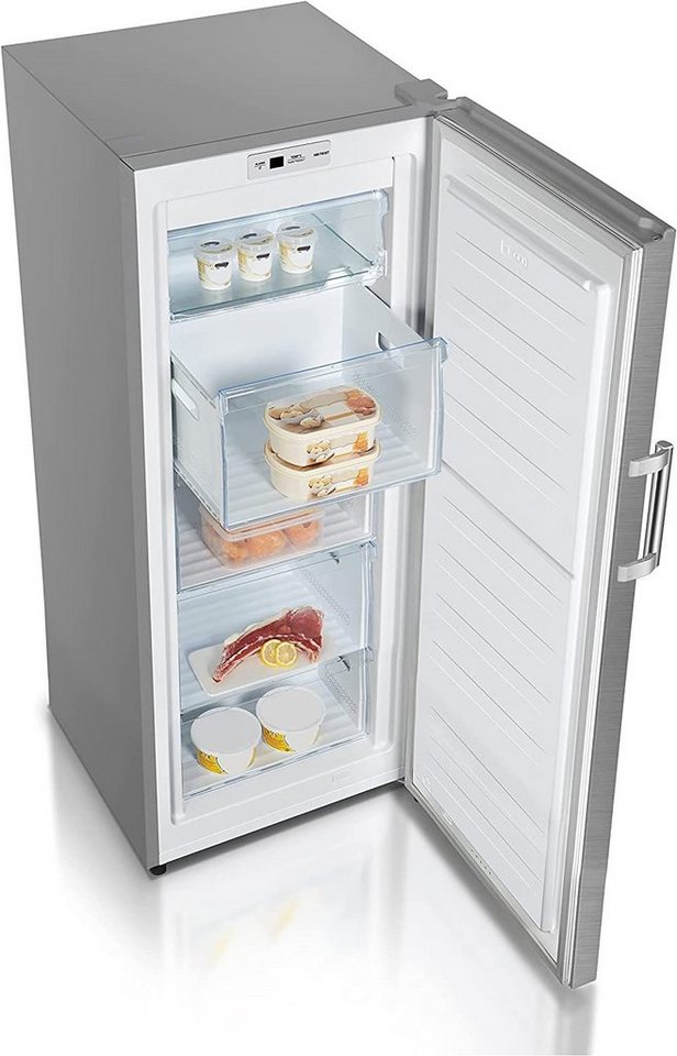 Heinrich´s Gefrierschrank Freezer, No-Frost Schutz HGS 3092 SI, 144 cm hoch, 55 cm breit, Tiefkühlschrank – Bild 5 von 5