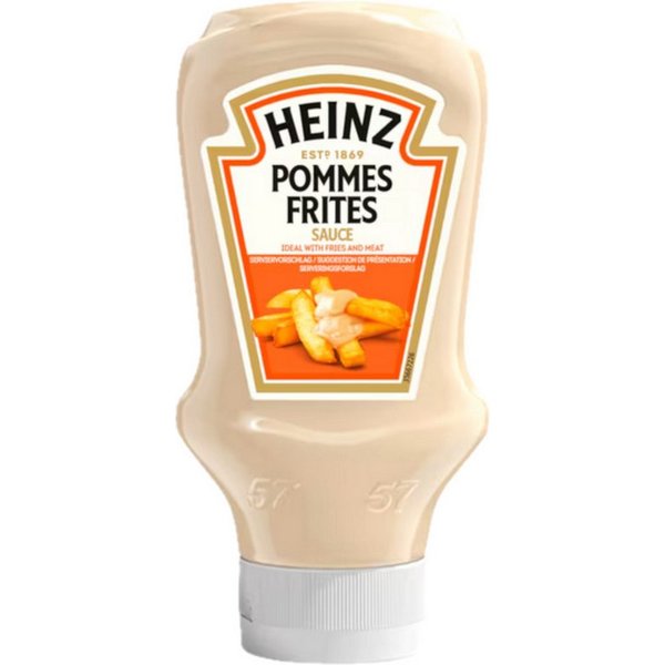 Heinz Saucen, Heinz Pommes Frites Sauce Dutch Style cremig leicht gewürzt 400ml