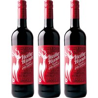 Heißer Hirsch Bio-Glühwein 3er-Pack, rot, 3 x 0,75 l