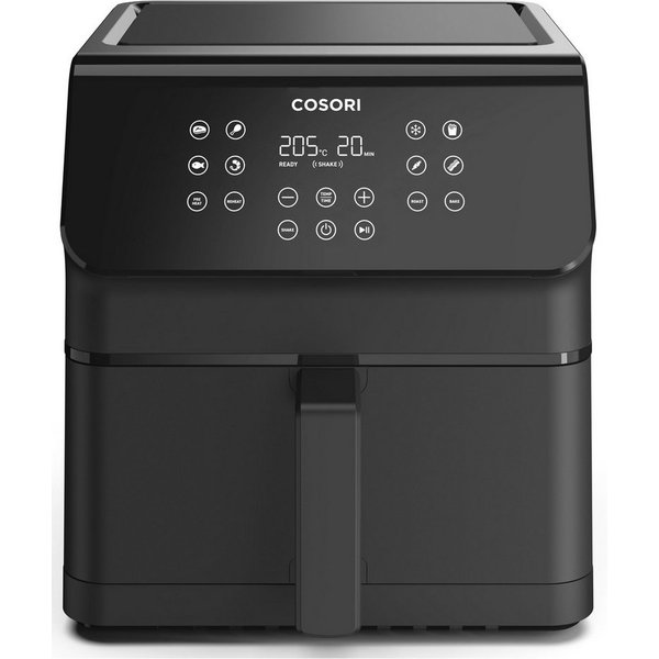 Cosori Heißluftfritteuse COSORI Premium II Heißluftfritteuse CAF-P651-KEUR, 6,2 L, 12-in-1, Shake-Reminder, 1700 W