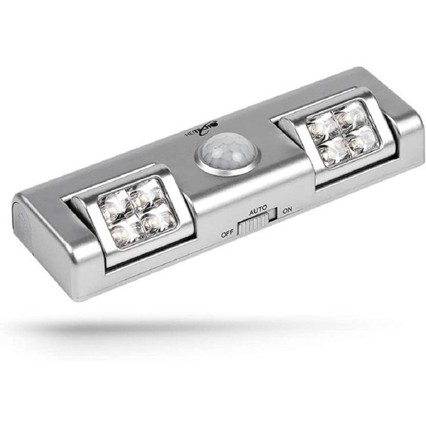 HEITECH LED Lichtleiste LED-Lichtleiste mit Bewegungsmelder Wandmontage Kabellos, einstellbar