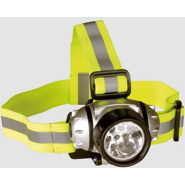 HEITECH LED Stirnlampe LED Kopfscheinwerfer mit 10 LEDs - Ultra helles LED-Licht, verstellbar