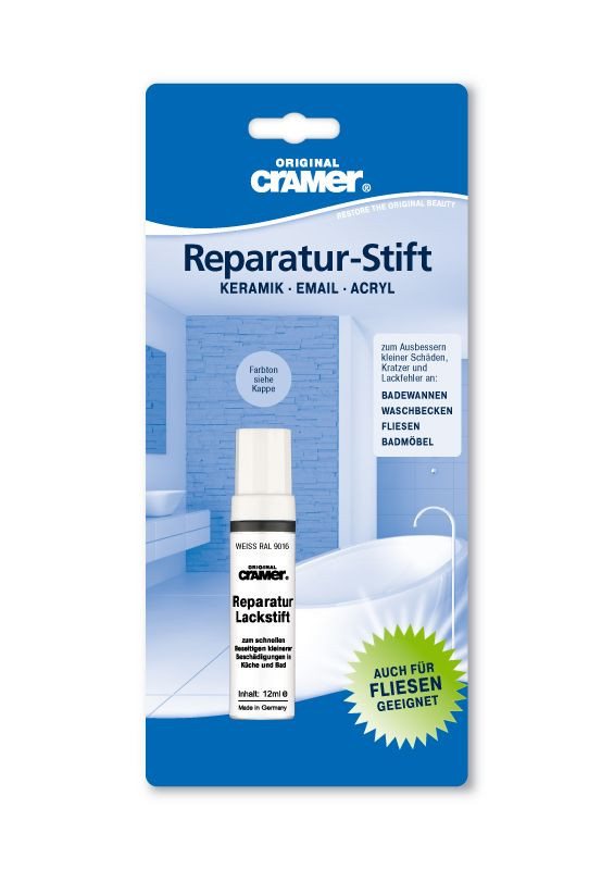 Cramer Heizkörperlack Cramer Heizkörper-Lackstift 12 ml, weiß – Bild 2 von 2
