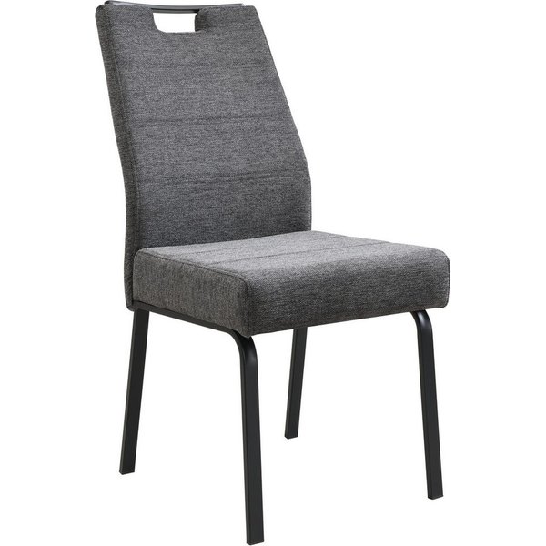 HELA 4-Fußstuhl ELVAS (1 St), XL-Sitzbreite, mit Federkorb, 140kg belastbar