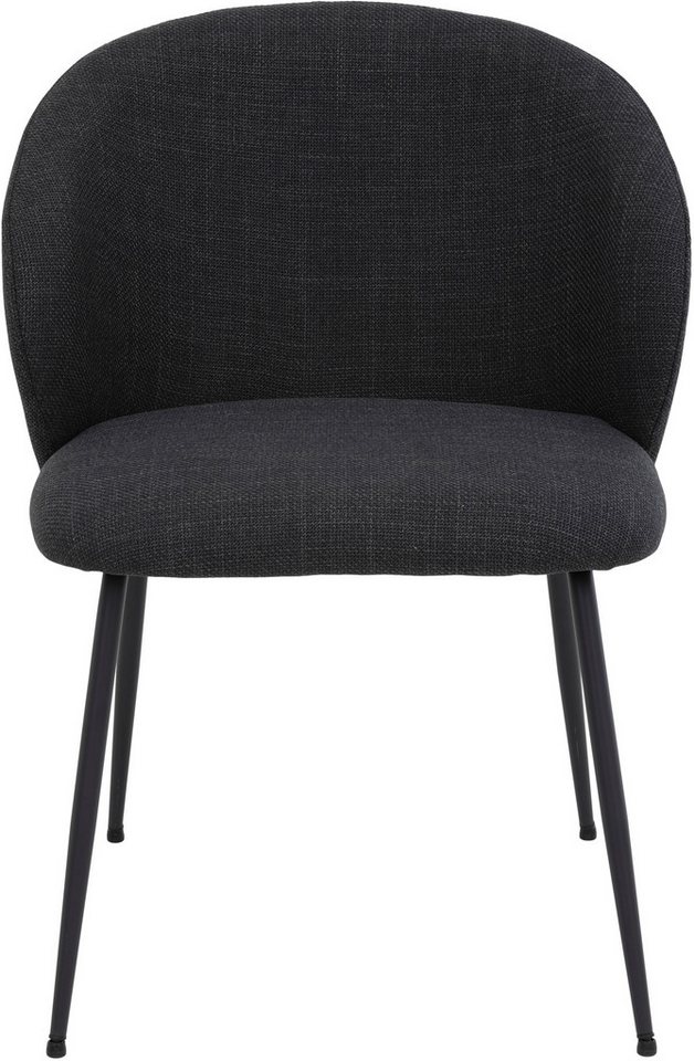 HELA 4-Fußstuhl GRAZ, Esszimmerstuhl (Set, 1 St), XL-Sitzbreite,4-Fuß,Rundrohrgestell,140 Kg belastbar, Webstoff – Bild 2 von 5