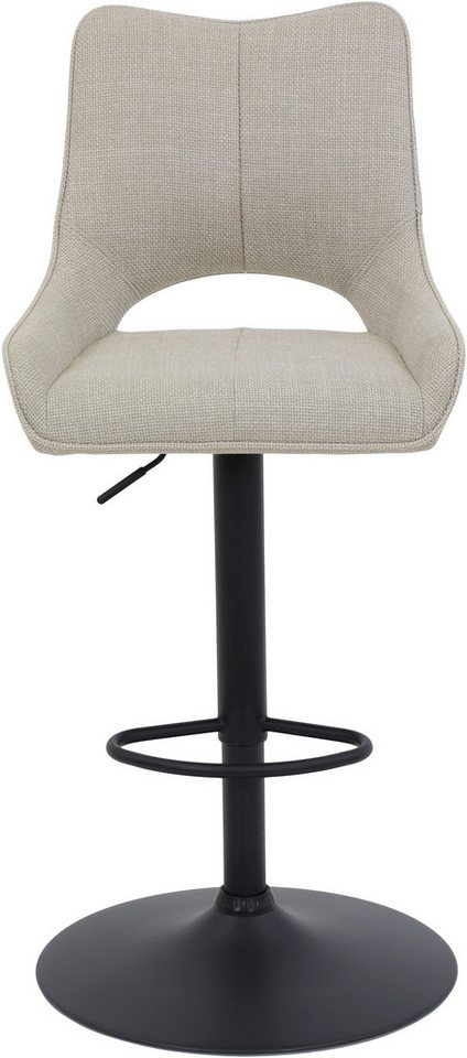 HELA Barhocker ROCKPORT (Set), drehbar,höhenverstellbar,Gasdruckfeder,Rückenausschnitt,Tellerfuß – Bild 3 von 5