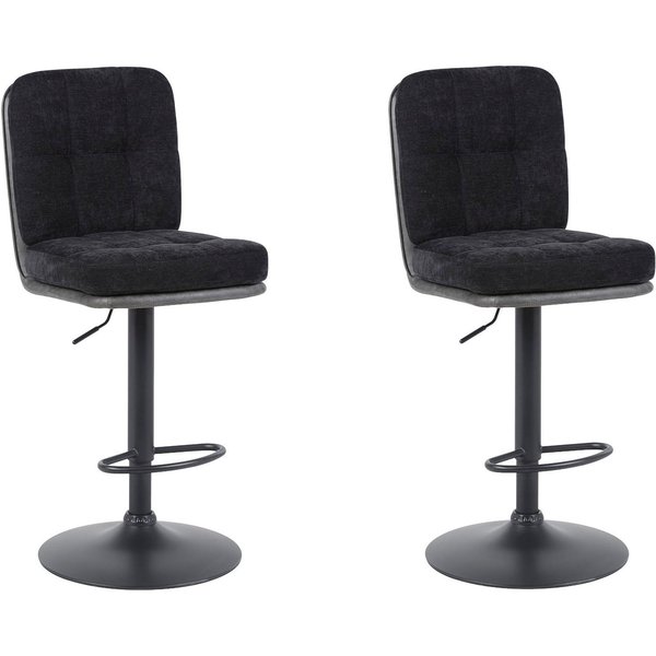 HELA Barhocker VILA (Set, 2 St), 360° drehbar, höhenverstellbar, Materialkombi