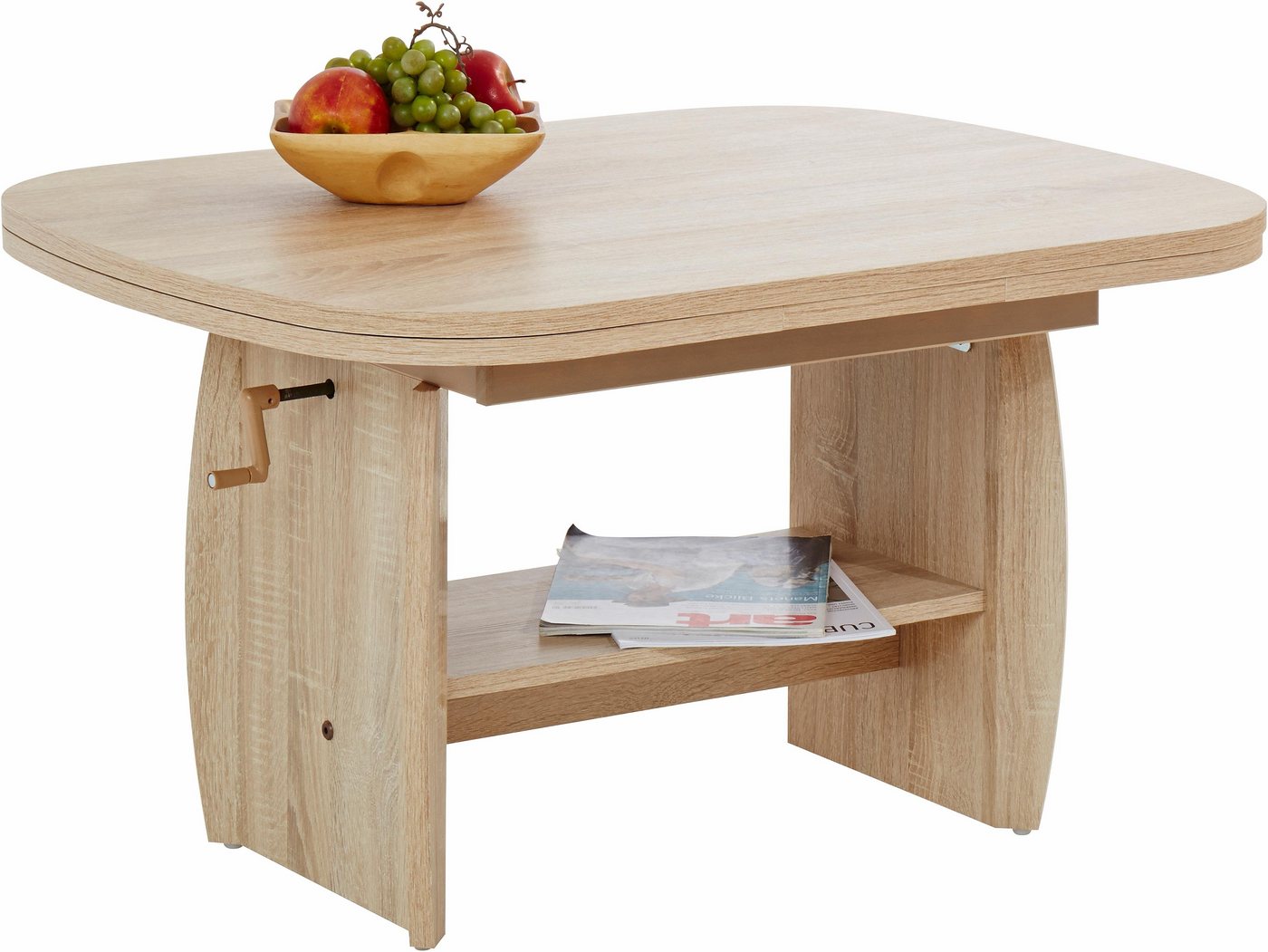 HELA Couchtisch, Höhenverstellbar und ausziehbar – Bild 4 von 5