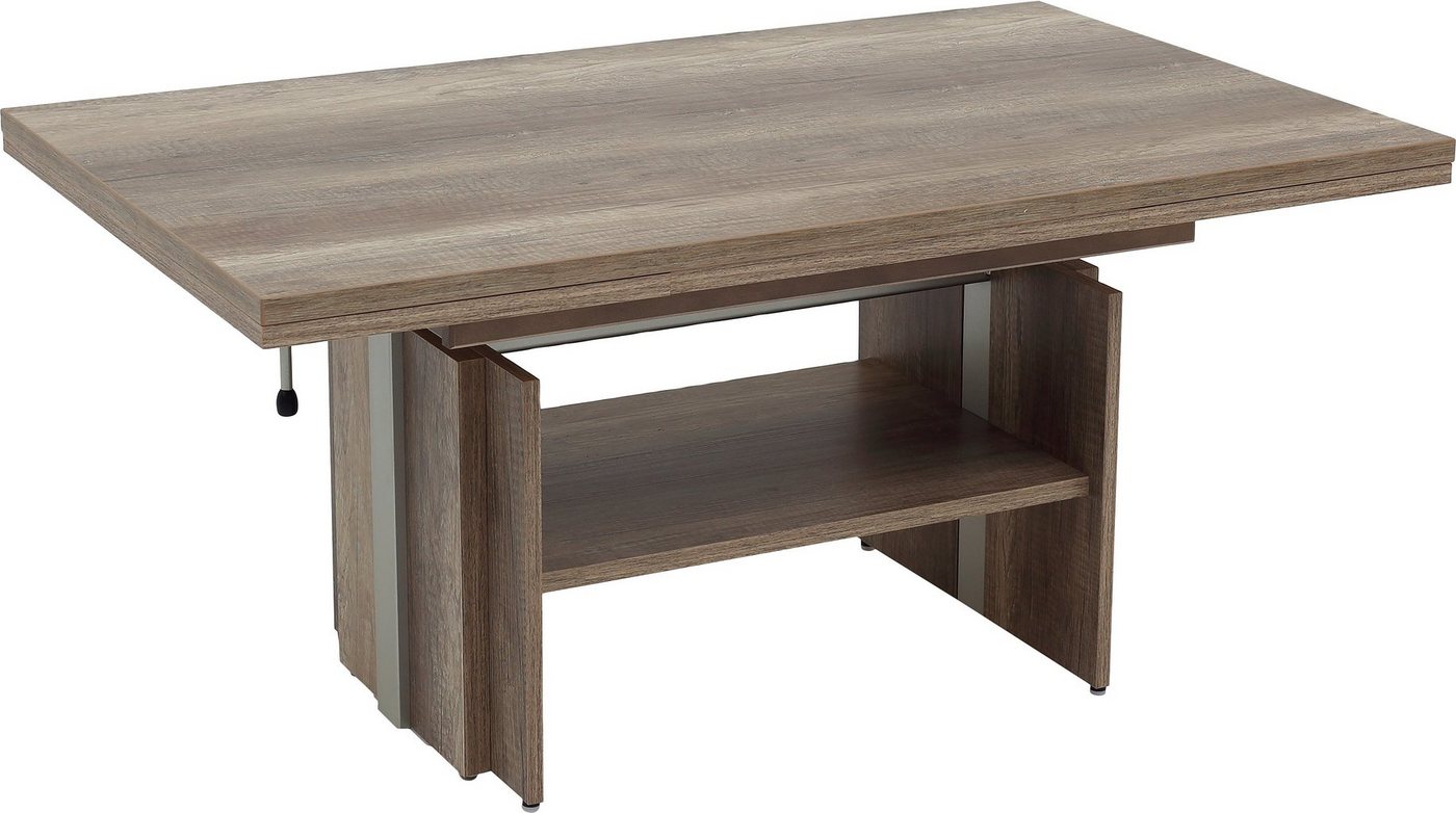 HELA Couchtisch Funktionscouchtisch Henner, höhenverstellbar und ausziehbar – Bild 4 von 5