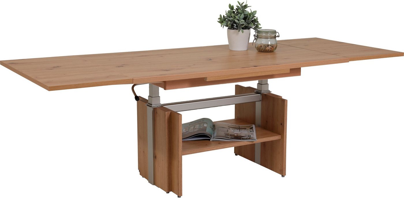 HELA Couchtisch Funktionscouchtisch Henner, höhenverstellbar und ausziehbar – Bild 2 von 4