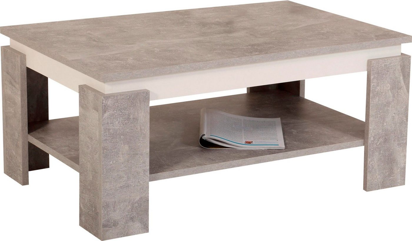 HELA Couchtisch TIM, mit Ablageboden, quadratisch oder rechteckig – Bild 2 von 5