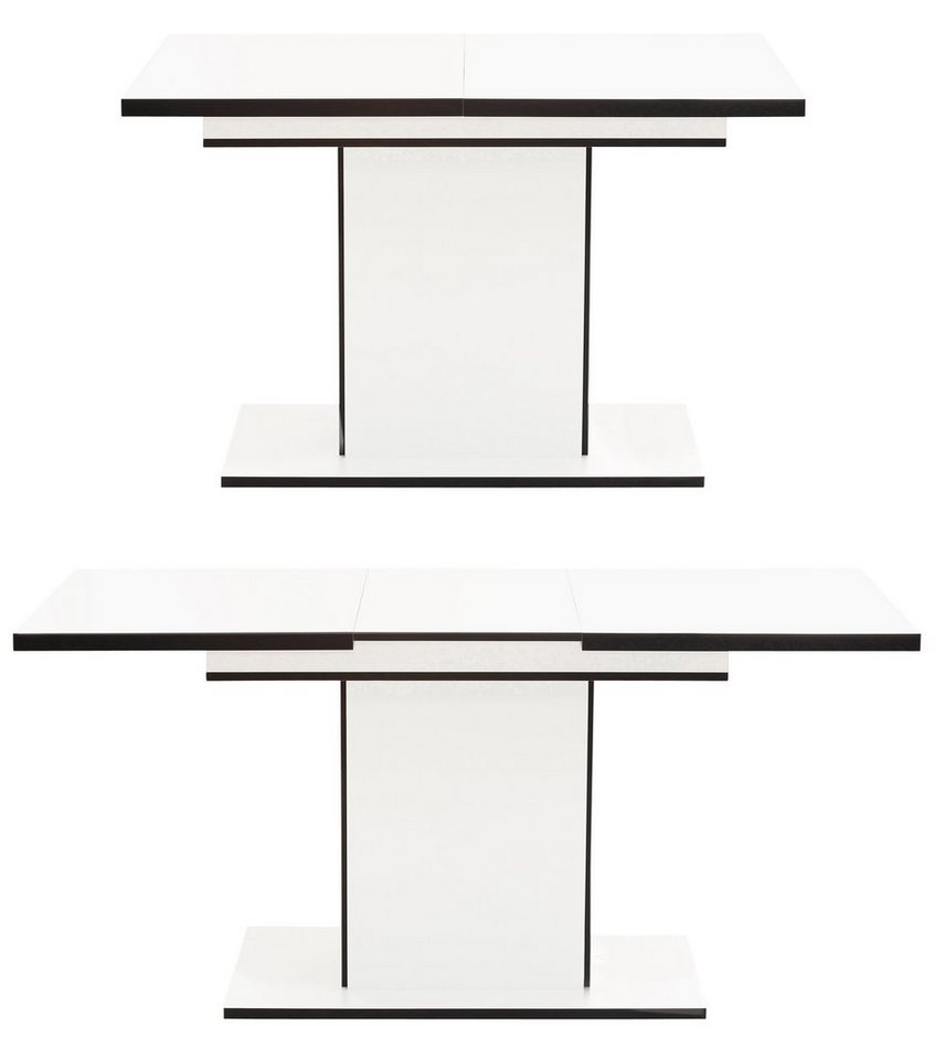 HELA Essgruppe Ariana, Esstisch mit 6 Stühlen, ausziehbarer Küchentisch, (Set, 7-tlg., 1 Tisch ausziehbar / 6 Stühle), Tisch 120-160cm, 6 Stühle mit hoher Belas – Bild 5 von 5