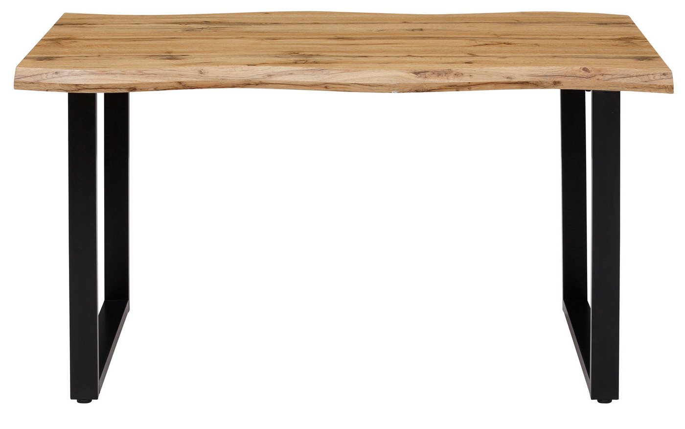 HELA Essgruppe GISELLE Esszimmer, Essgruppe, Sitzgruppe, (Set, 5-tlg., 5er Set, Tisch plus 4 Stühle), Esstisch U-Gestell Metall, Tischplatte mit Baumkante, OTTO – Bild 3 von 5