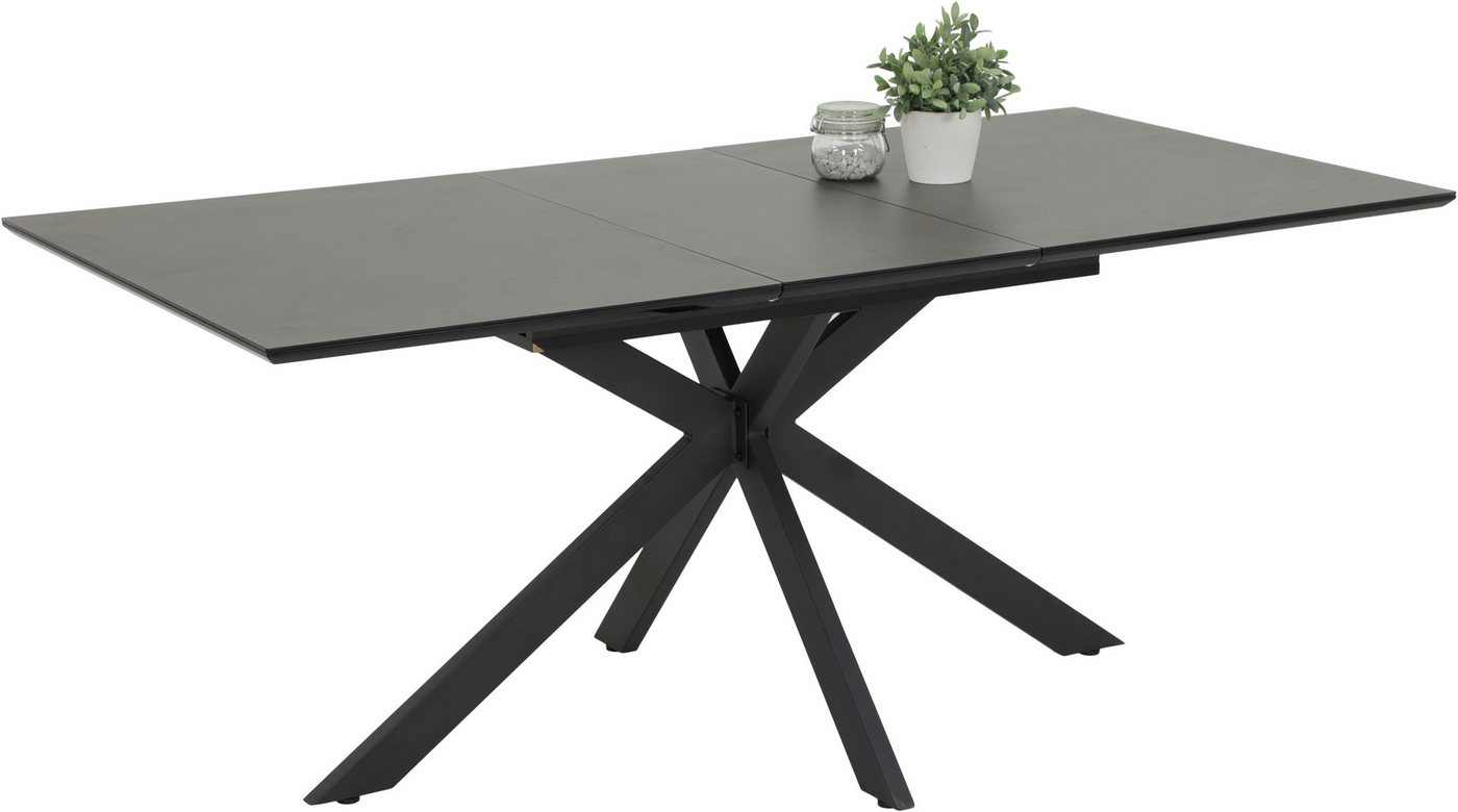 HELA Essgruppe HAVEL, (7-tlg), Tisch 140-180x90 cm, Synchronauszug, Stuhl 360° drehbar, Armlehnen – Bild 5 von 5