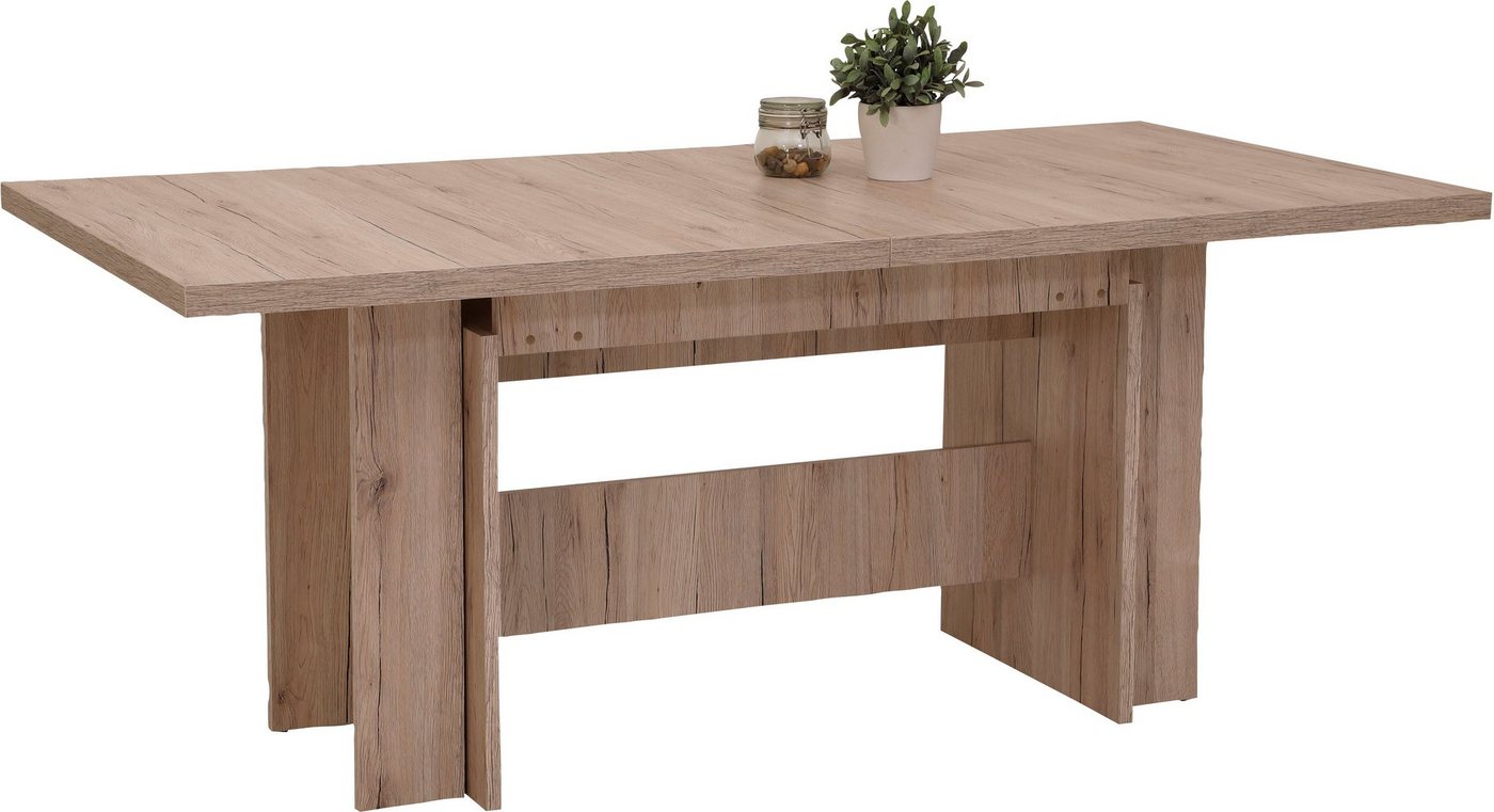 HELA Essgruppe Lia, 11tlg. Sitzgruppe, Extra viel Platz, (Set, 11-tlg., 11tlg.-Set, ausziehbar, Esstisch plus 10 Stühle), Ausziebar 160 - 300 cm – Bild 3 von 5