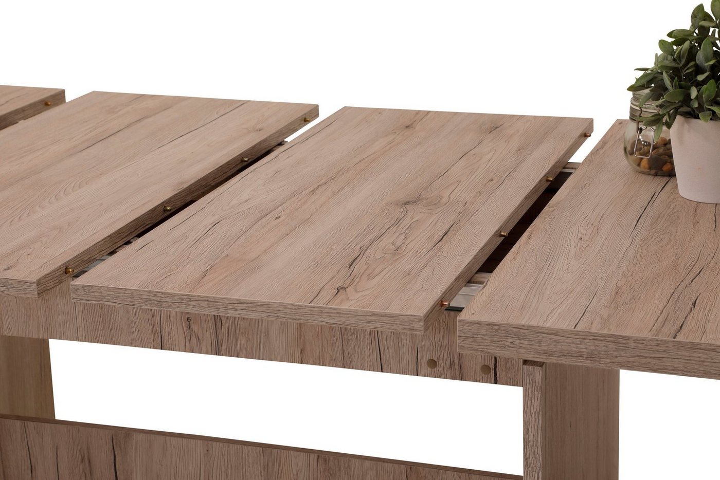 HELA Essgruppe Lia, 11tlg. Sitzgruppe, Extra viel Platz, (Set, 11-tlg., 11tlg.-Set, ausziehbar, Esstisch plus 10 Stühle), Ausziebar 160 - 300 cm – Bild 5 von 5