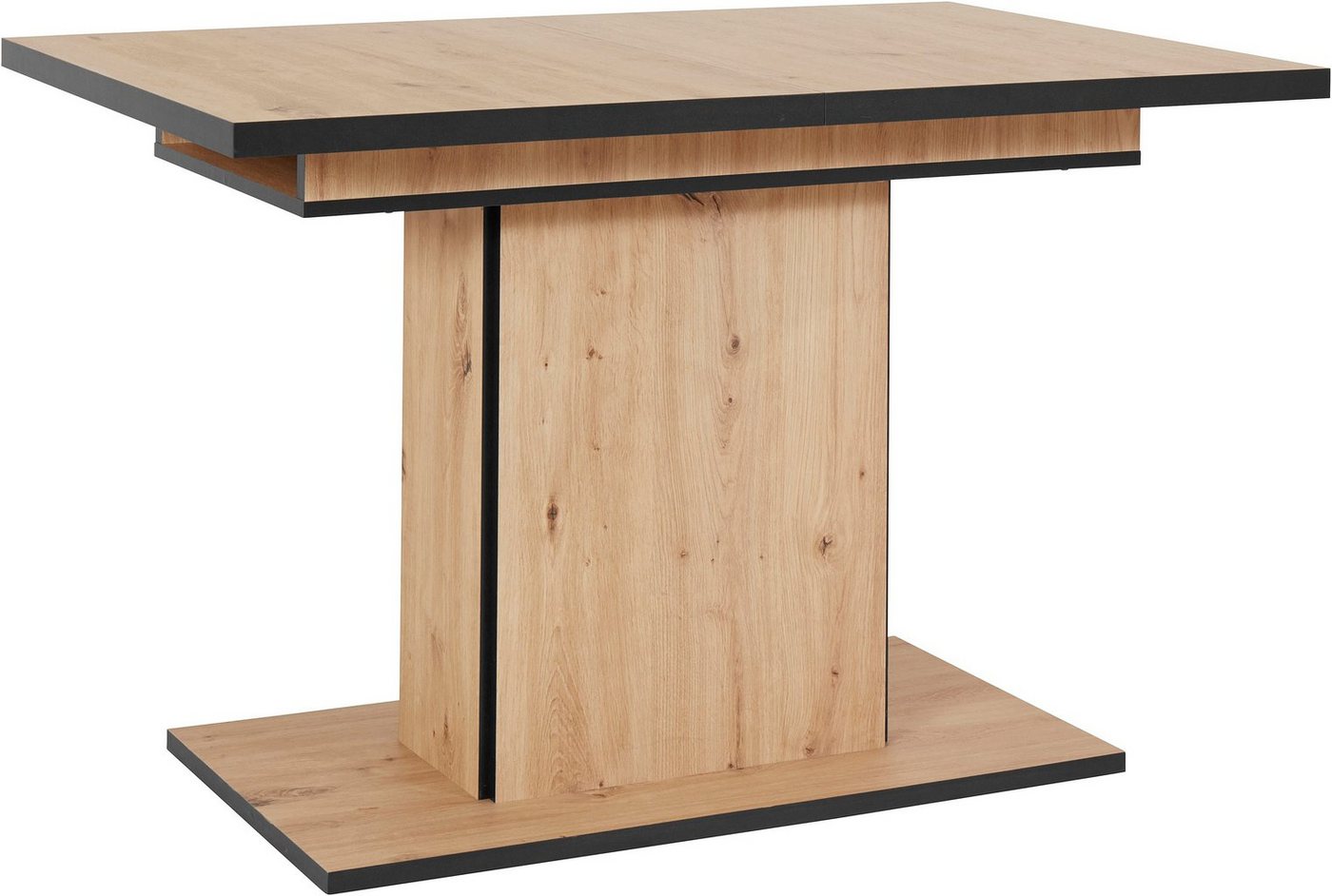 HELA Esstisch Ariana, Tisch, Küchentisch, Auszugstisch, durch innenliegende Einlegeplatten ausziehbar 120-160 cm – Bild 2 von 5