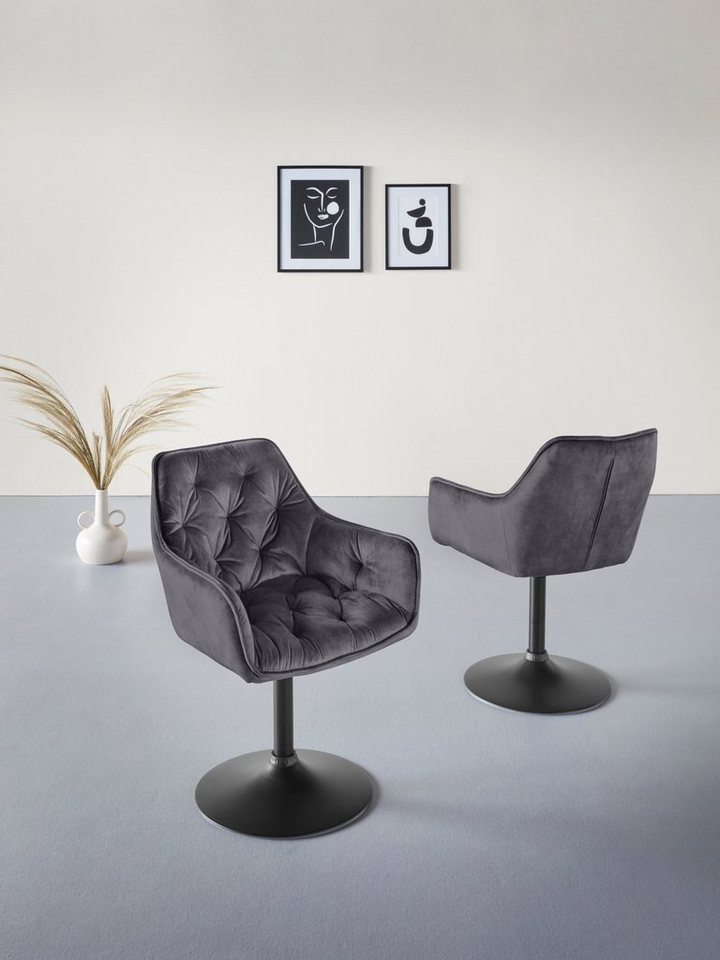 HELA Esszimmerstuhl BIRTE (Set, 2 St), Drehfunktion, als Einzelstuhl oder im 2er-Set – Bild 2 von 5