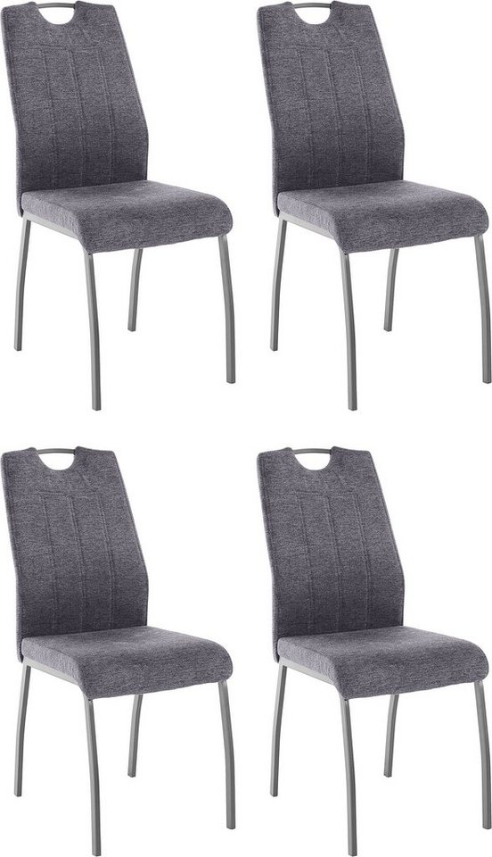 HELA Esszimmerstuhl ELIF (Set, 4 St), 140 Kg Belastbar, Küchenstuhl – Bild 2 von 5