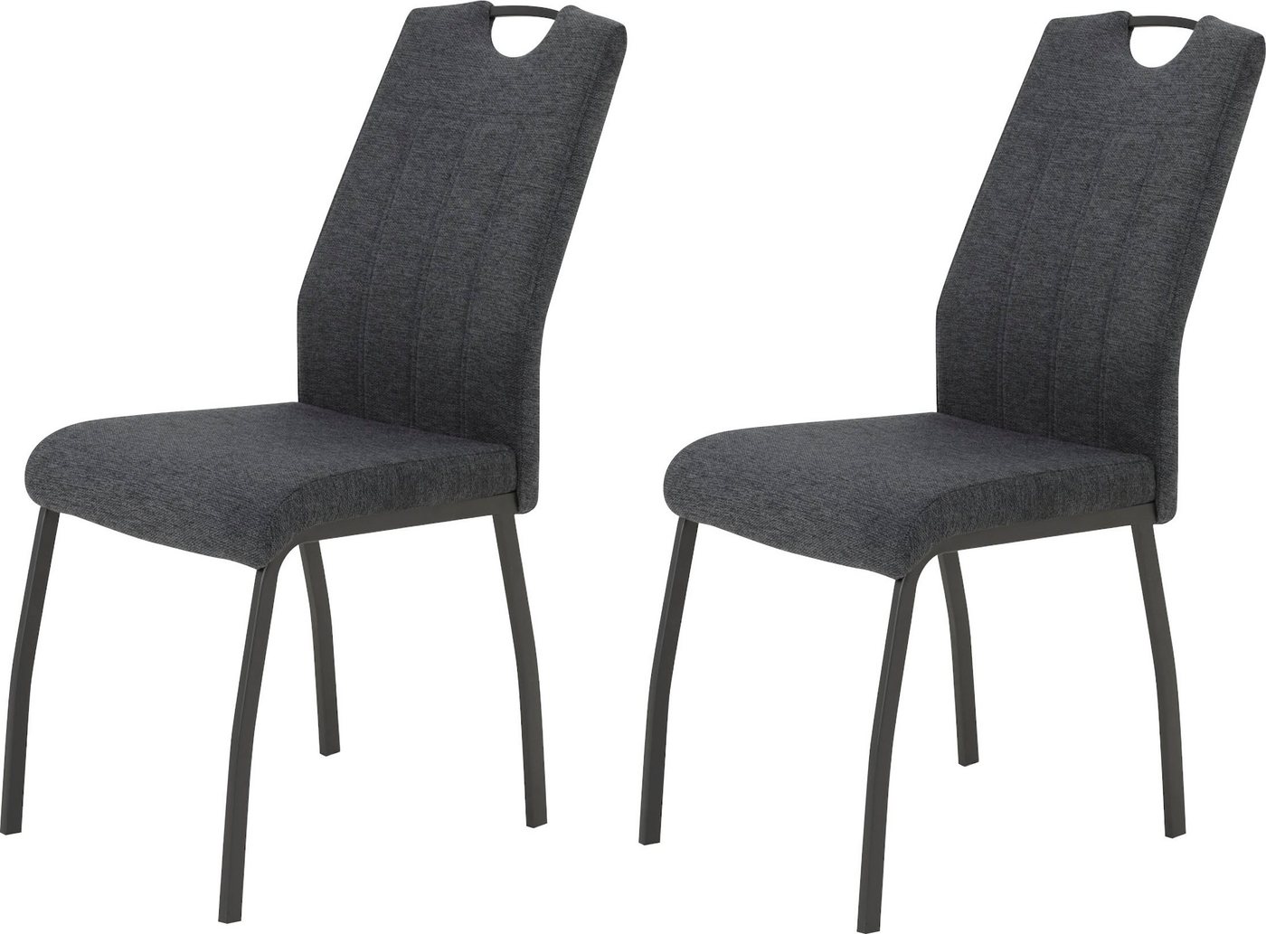HELA Esszimmerstuhl ELIF (Set, 2 St), 140 Kg Belastbar, Küchenstuhl – Bild 2 von 5