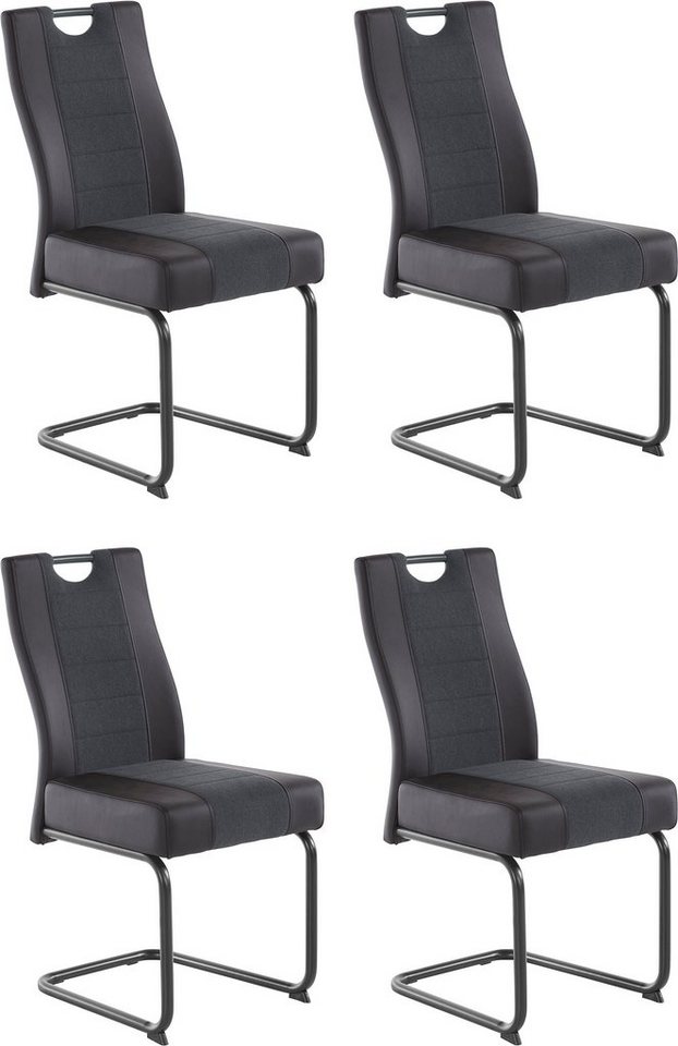HELA Esszimmerstuhl Erika S (Set, 4 St), 2 oder 4 Stück, komfortable Federkern Polsterung, Freischwinger – Bild 2 von 5