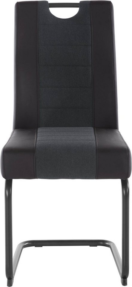 HELA Esszimmerstuhl Erika S (Set, 4 St), 2 oder 4 Stück, komfortable Federkern Polsterung, Freischwinger – Bild 4 von 5