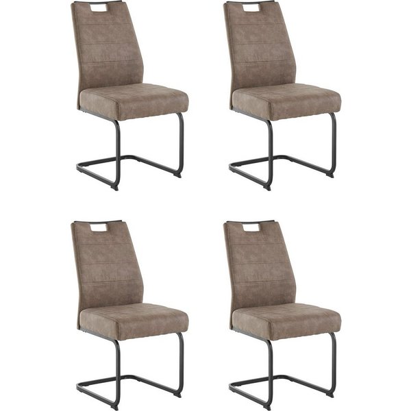 HELA Esszimmerstuhl Lena (Set, 4 St), 1, 2 und 4 Stück, mit Federkern Polsterung, Schwingstuhl