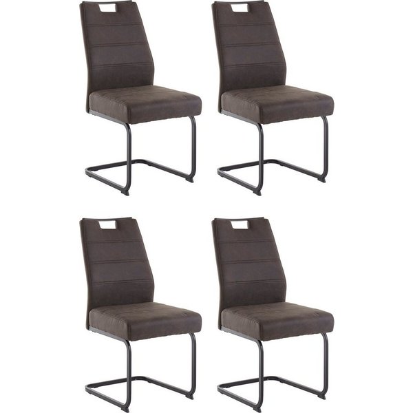 HELA Esszimmerstuhl Lena (Set, 4 St), 1, 2 und 4 Stück, mit Federkern Polsterung, Schwingstuhl
