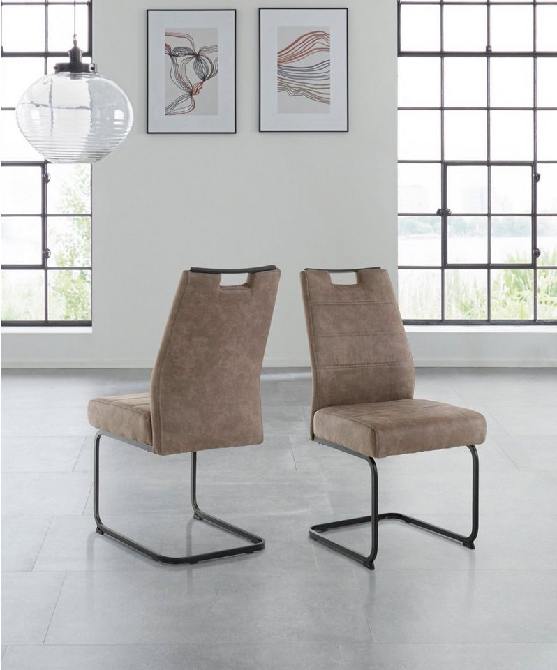 HELA Esszimmerstuhl Lena (Set, 1 St), 1, 2 und 4 Stück, mit Federkern Polsterung, Schwingstuhl – Bild 2 von 5