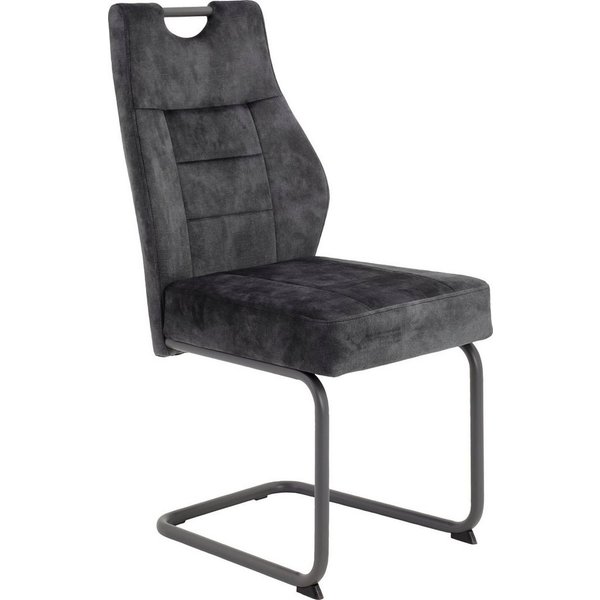 HELA Esszimmerstuhl Linda S Schwingstuhl (Set, 2 St), mit Taschenfederkern Sitz, mit 140KG belastbar, Freischwinger